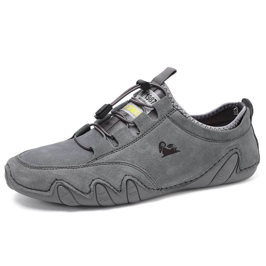 ⏰Limited-Time 70% OFF –Nubuck Leather Sportstyle Shoes-Arch Support, Non-Slip For Outdoor And Everyday