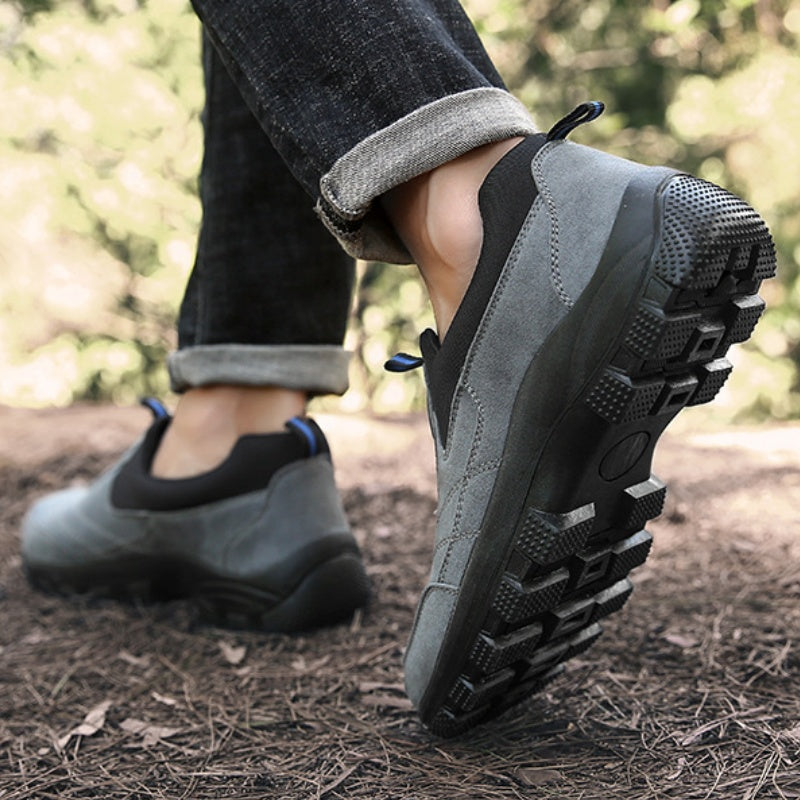 Men’s Orthotic Athletic Shoes – Arch Support, Wide Toe Box, Easy Slip-On, Lightweight, Non-Slip Outdoor Design