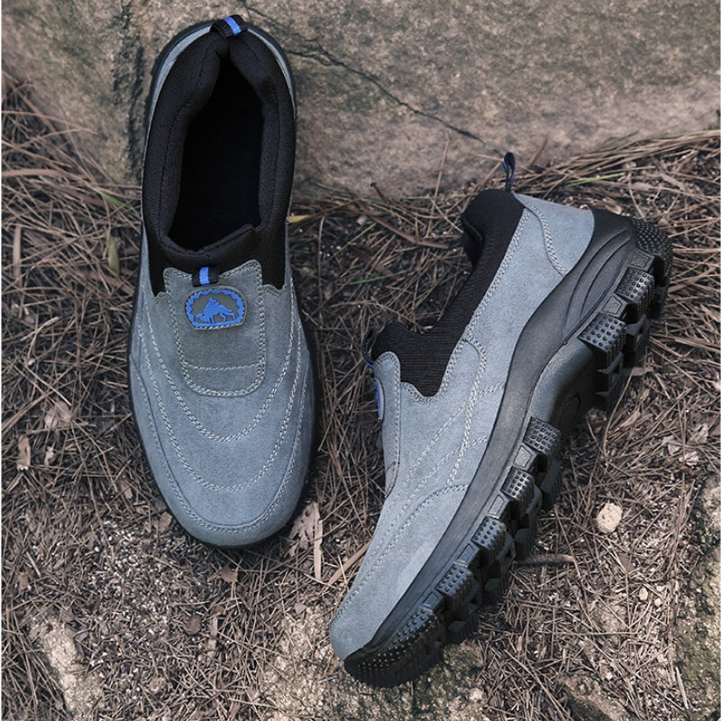 Men’s Orthotic Athletic Shoes – Arch Support, Wide Toe Box, Easy Slip-On, Lightweight, Non-Slip Outdoor Design