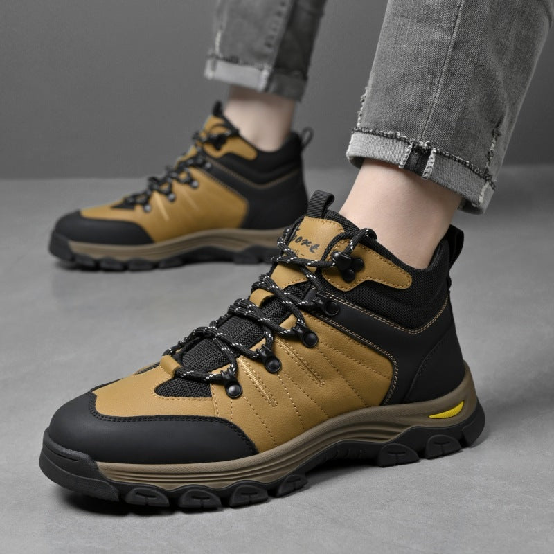 Men’s Composite Toe Orthotic Hiking Work Boots – Puncture-Resistant, Arch Support, Wide Toe Box, All-Day Stability