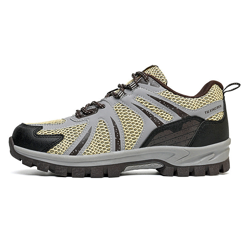 Men’s Steel Toe Safety Sneakers – Breathable Mesh, Lightweight Comfort, Non-Slip Grip & Puncture-Resistant Protection