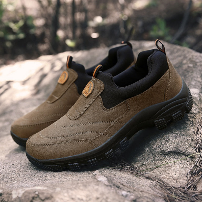 Men’s Orthotic Athletic Shoes – Arch Support, Wide Toe Box, Easy Slip-On, Lightweight, Non-Slip Outdoor Design