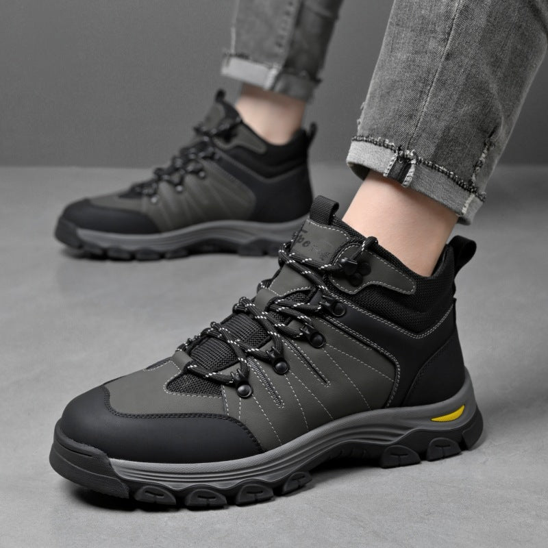 Men’s Composite Toe Orthotic Hiking Work Boots – Puncture-Resistant, Arch Support, Wide Toe Box, All-Day Stability