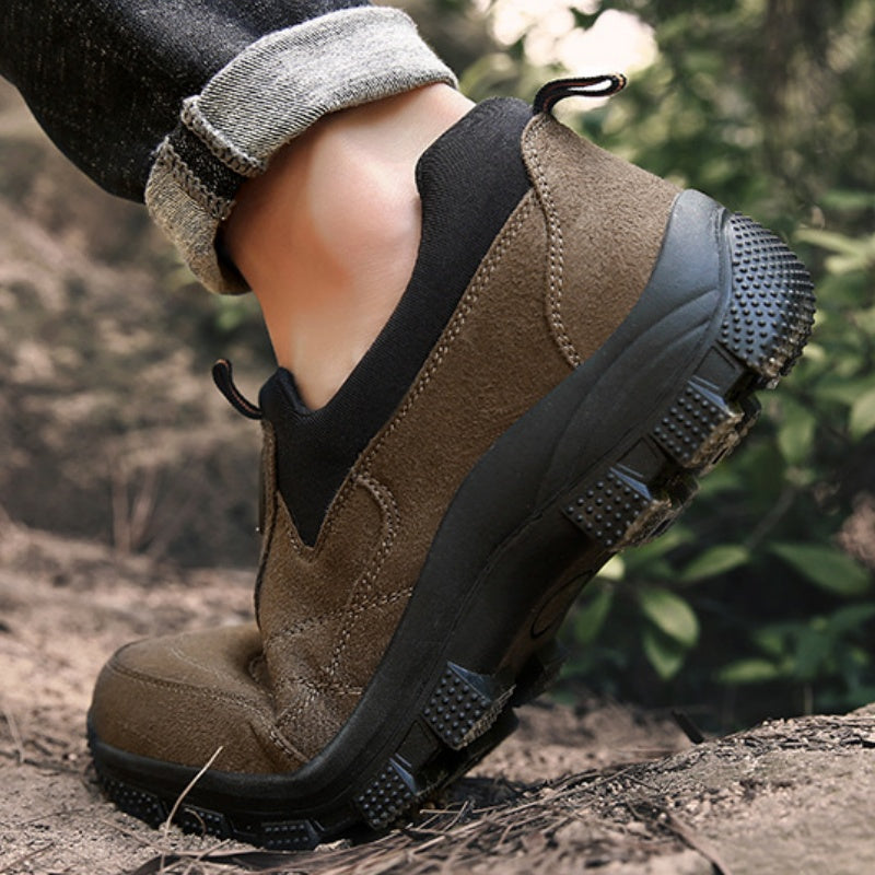 Men’s Orthotic Athletic Shoes – Arch Support, Wide Toe Box, Easy Slip-On, Lightweight, Non-Slip Outdoor Design