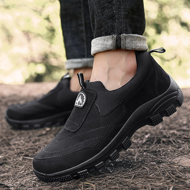 Men’s Orthotic Athletic Shoes – Arch Support, Wide Toe Box, Easy Slip-On, Lightweight, Non-Slip Outdoor Design