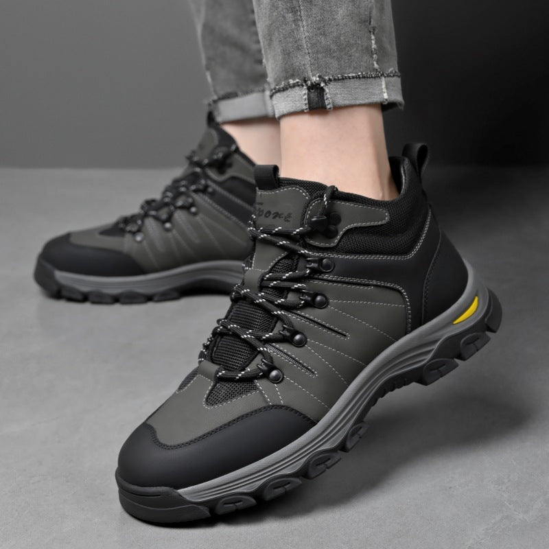 Men’s Composite Toe Orthotic Hiking Work Boots – Puncture-Resistant, Arch Support, Wide Toe Box, All-Day Stability