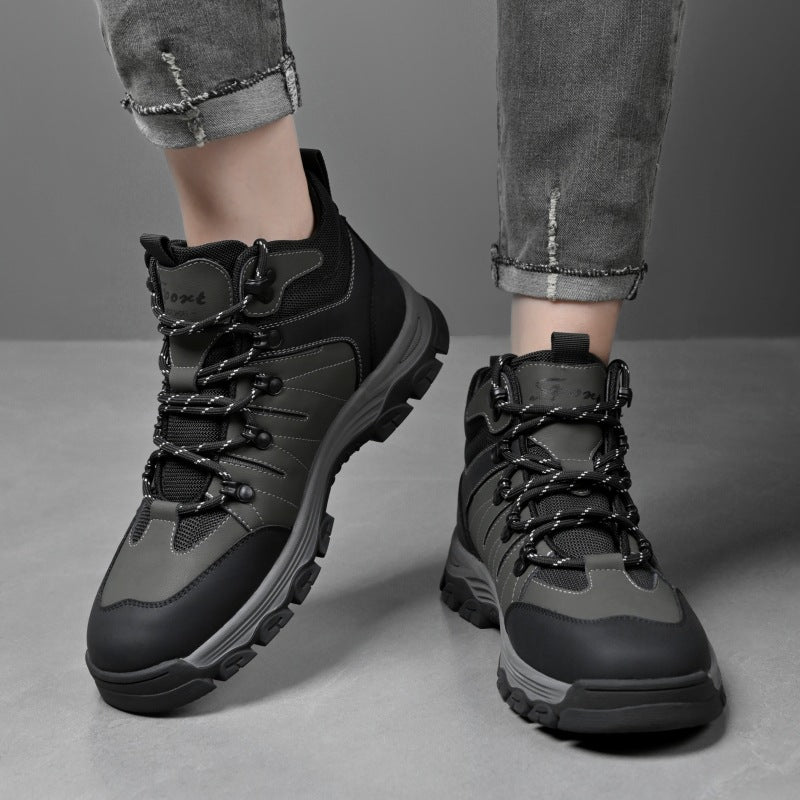 Men’s Composite Toe Orthotic Hiking Work Boots – Puncture-Resistant, Arch Support, Wide Toe Box, All-Day Stability