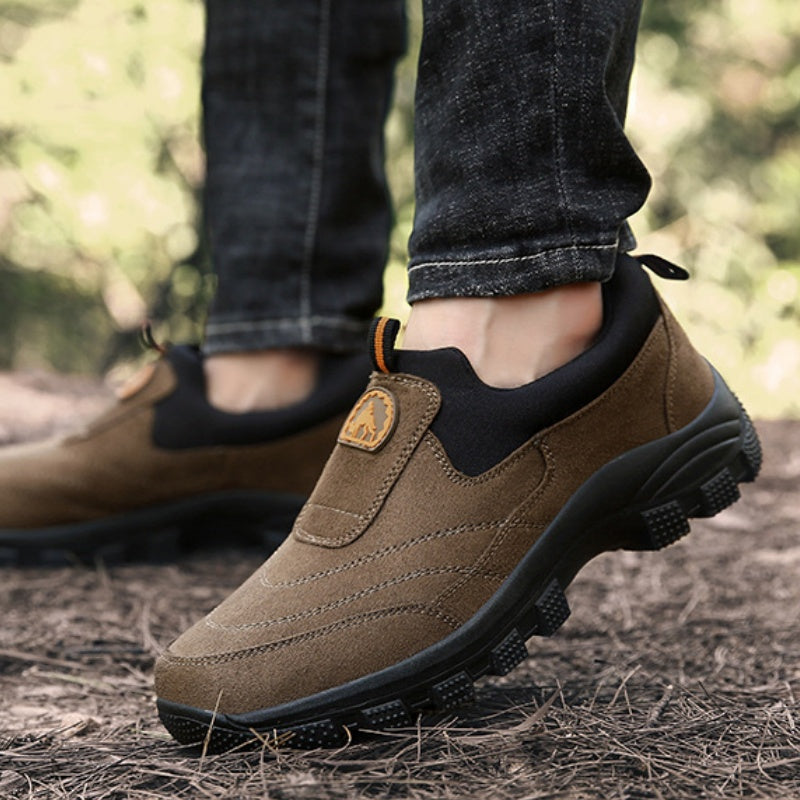 Men’s Orthotic Athletic Shoes – Arch Support, Wide Toe Box, Easy Slip-On, Lightweight, Non-Slip Outdoor Design