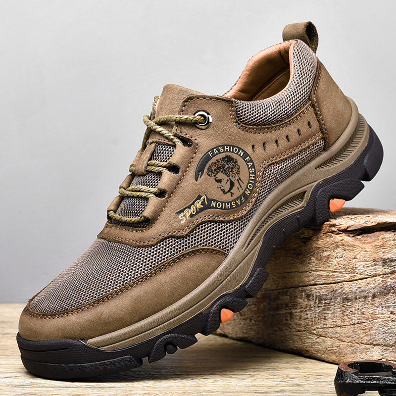 ⏰Limited-Time 70% OFF – Men's Outdoor Hiking Work Shoes – Ultimate Pain Relief, Waterproof, Non-Slip, Arch & Ankle Support