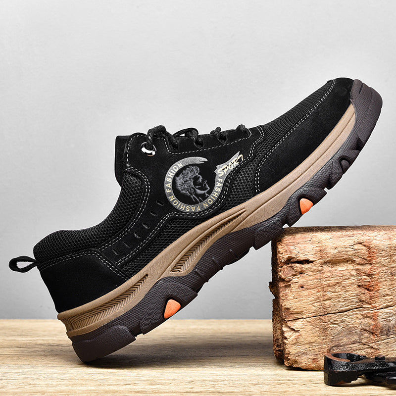 ⏰Limited-Time 70% OFF – Men's Outdoor Hiking Work Shoes – Ultimate Pain Relief, Waterproof, Non-Slip, Arch & Ankle Support