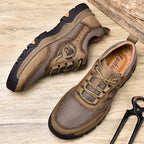 ⏰Limited-Time 70% OFF – Men's Outdoor Hiking Work Shoes – Ultimate Pain Relief, Waterproof, Non-Slip, Arch & Ankle Support