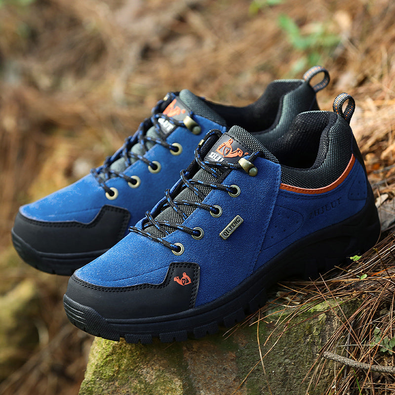 Men’s Steel Toe Hiking Work Shoes – Puncture-Resistant, Lightweight, Slip-Resistant & Durable for Outdoor Work