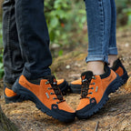 Men’s Steel Toe Hiking Work Shoes – Puncture-Resistant, Lightweight, Slip-Resistant & Durable for Outdoor Work