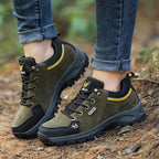 Men’s Steel Toe Hiking Work Shoes – Puncture-Resistant, Lightweight, Slip-Resistant & Durable for Outdoor Work