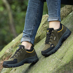 Men’s Steel Toe Hiking Work Shoes – Puncture-Resistant, Lightweight, Slip-Resistant & Durable for Outdoor Work