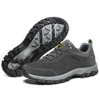 (💥Top Rated Choice) Men’s Athletic Work Shoes, Composite Toe, Arch Support, Wide Fit, Lightweight & Slip-Resistant for Hiking & Work
