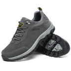 (💥Top Rated Choice) Men’s Athletic Work Shoes, Composite Toe, Arch Support, Wide Fit, Lightweight & Slip-Resistant for Hiking & Work