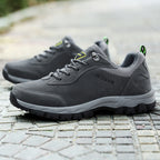 (💥Top Rated Choice) Men’s Athletic Work Shoes, Composite Toe, Arch Support, Wide Fit, Lightweight & Slip-Resistant for Hiking & Work