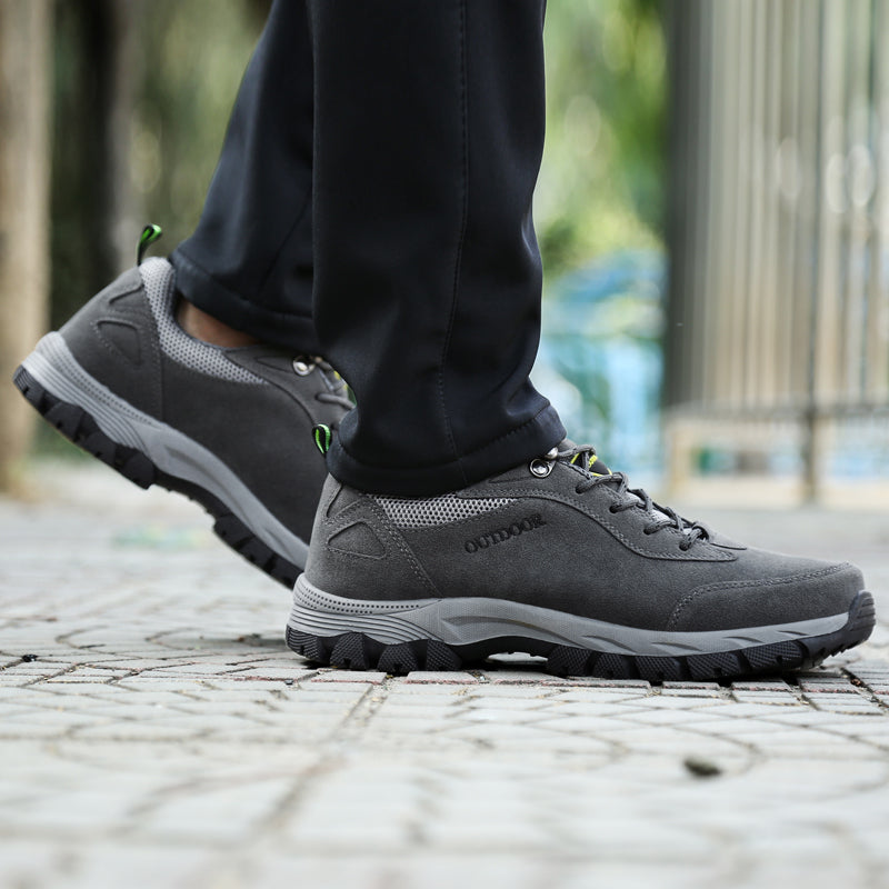 (💥Top Rated Choice) Men’s Athletic Work Shoes, Composite Toe, Arch Support, Wide Fit, Lightweight & Slip-Resistant for Hiking & Work