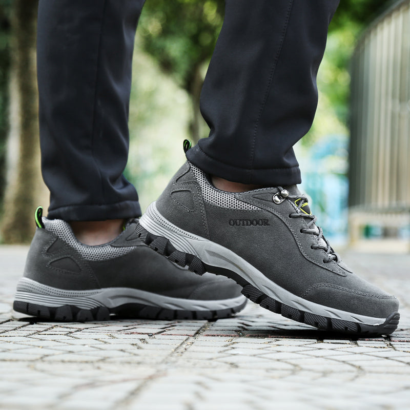 (💥Top Rated Choice) Men’s Athletic Work Shoes, Composite Toe, Arch Support, Wide Fit, Lightweight & Slip-Resistant for Hiking & Work