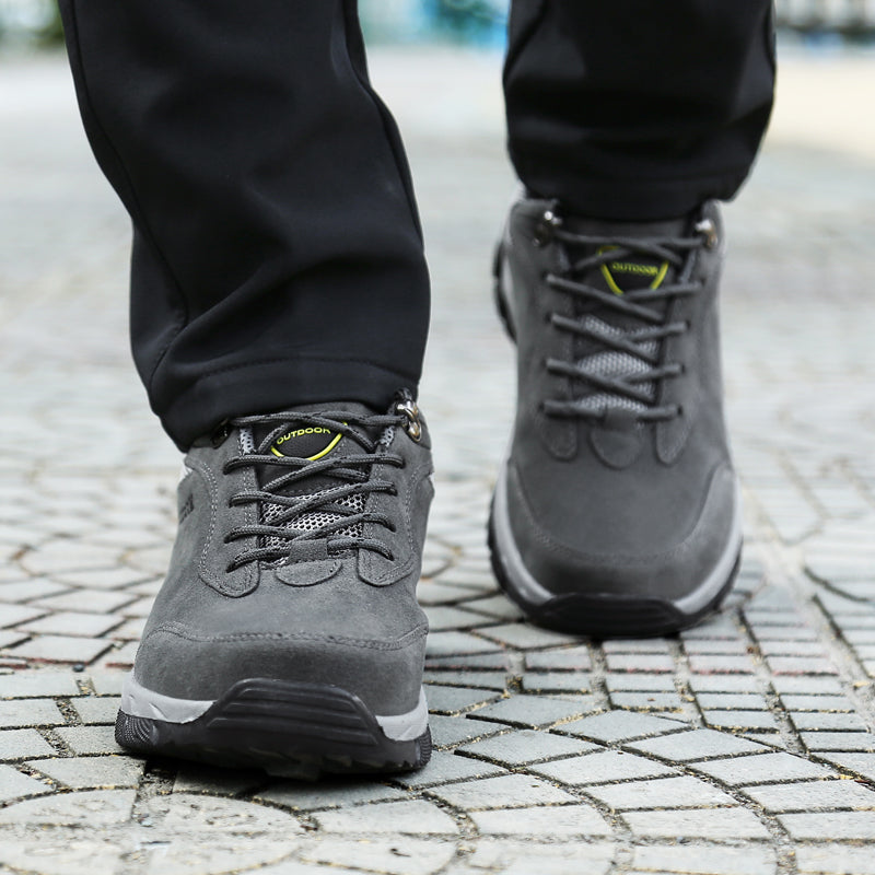 (💥Top Rated Choice) Men’s Athletic Work Shoes, Composite Toe, Arch Support, Wide Fit, Lightweight & Slip-Resistant for Hiking & Work