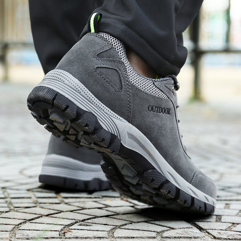(💥Top Rated Choice) Men’s Athletic Work Shoes, Composite Toe, Arch Support, Wide Fit, Lightweight & Slip-Resistant for Hiking & Work