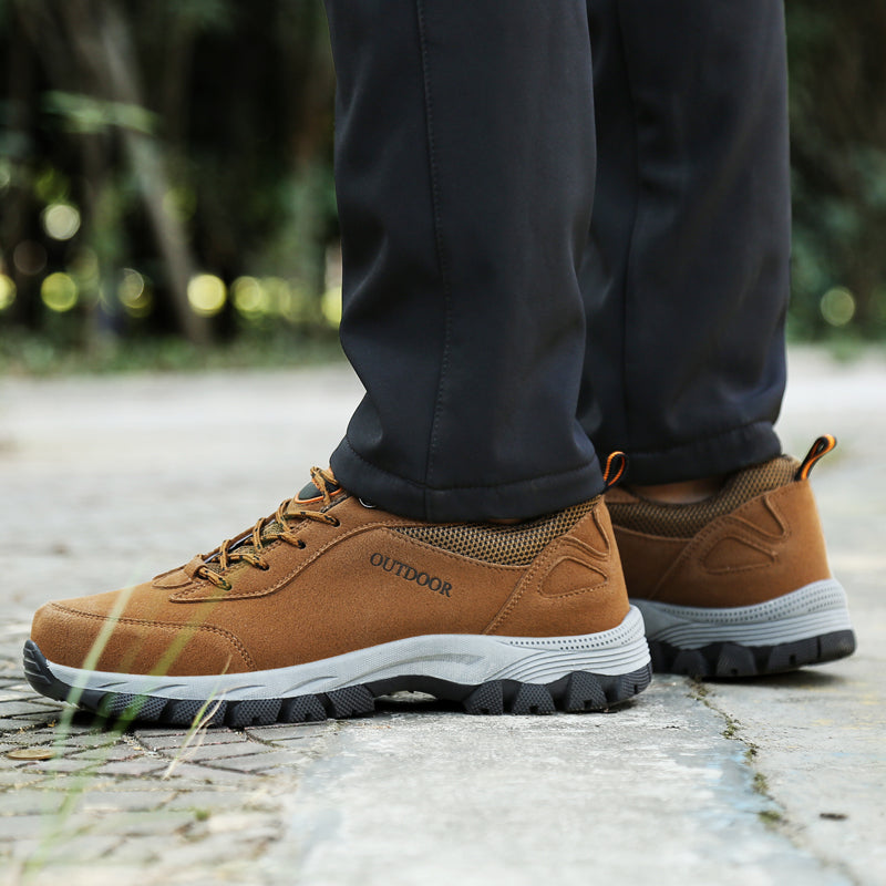 (💥Top Rated Choice) Men’s Athletic Work Shoes, Composite Toe, Arch Support, Wide Fit, Lightweight & Slip-Resistant for Hiking & Work
