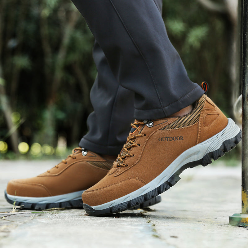 (💥Top Rated Choice) Men’s Athletic Work Shoes, Composite Toe, Arch Support, Wide Fit, Lightweight & Slip-Resistant for Hiking & Work