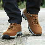 (💥Top Rated Choice) Men’s Athletic Work Shoes, Composite Toe, Arch Support, Wide Fit, Lightweight & Slip-Resistant for Hiking & Work