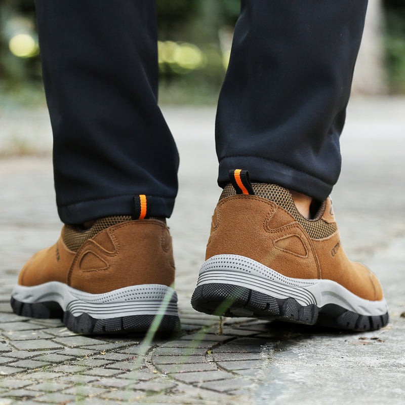 (💥Top Rated Choice) Men’s Athletic Work Shoes, Composite Toe, Arch Support, Wide Fit, Lightweight & Slip-Resistant for Hiking & Work