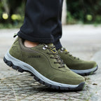 (💥Top Rated Choice) Men’s Athletic Work Shoes, Composite Toe, Arch Support, Wide Fit, Lightweight & Slip-Resistant for Hiking & Work