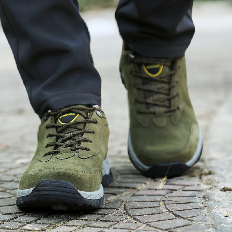 (💥Top Rated Choice) Men’s Athletic Work Shoes, Composite Toe, Arch Support, Wide Fit, Lightweight & Slip-Resistant for Hiking & Work