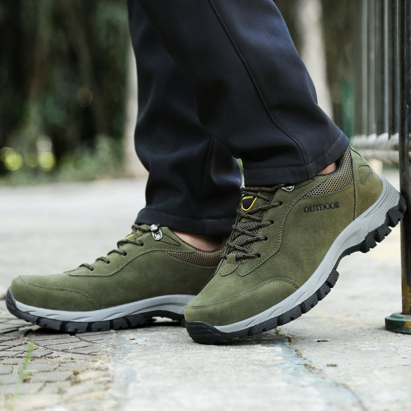 (💥Top Rated Choice) Men’s Athletic Work Shoes, Composite Toe, Arch Support, Wide Fit, Lightweight & Slip-Resistant for Hiking & Work