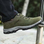 (💥Top Rated Choice) Men’s Athletic Work Shoes, Composite Toe, Arch Support, Wide Fit, Lightweight & Slip-Resistant for Hiking & Work