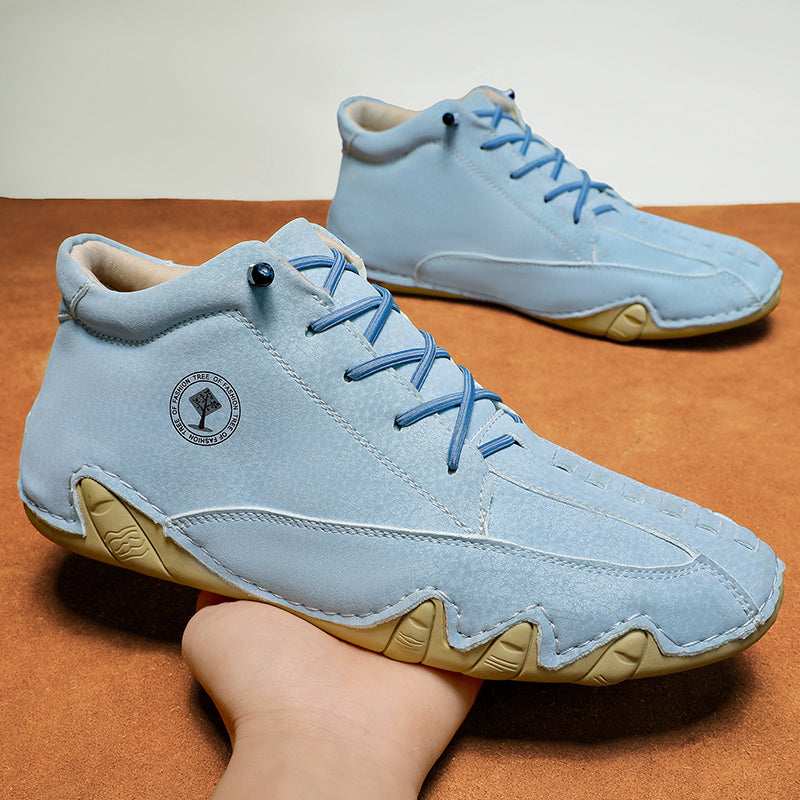 ⏰Limited Time Sale 70% OFF– Mens Casual Driving Shoes-Wide Toe, Arch Support, Waterproof, Pressure Relief Walking Sneakers