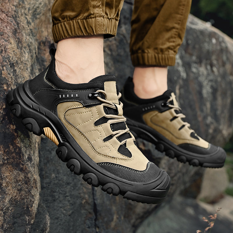 ⏰Limited-Time 70% OFF –Men's Orthopedic Outdoor Anti-Puncture Hiking Shoes–Arch Support, Non-Slip,Waterproof Anti-Sprain