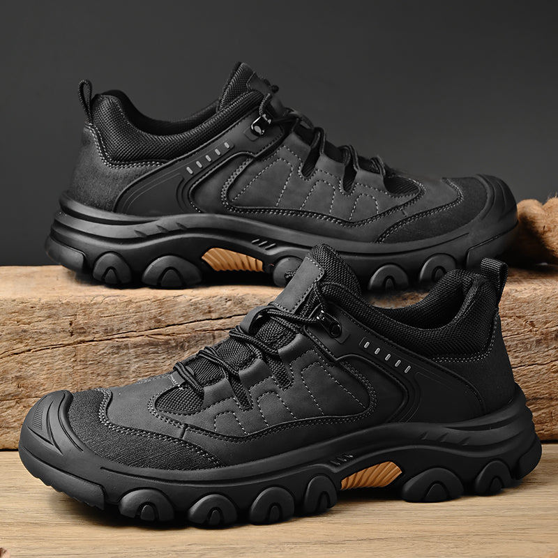 ⏰Limited-Time 70% OFF –Men's Orthopedic Outdoor Anti-Puncture Hiking Shoes–Arch Support, Non-Slip,Waterproof Anti-Sprain