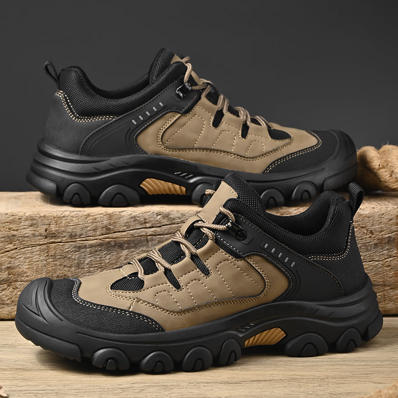 ⏰Limited-Time 70% OFF –Men's Orthopedic Outdoor Anti-Puncture Hiking Shoes–Arch Support, Non-Slip,Waterproof Anti-Sprain