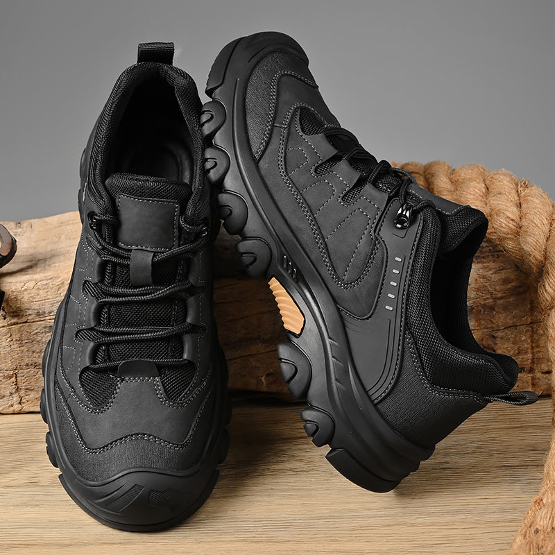 ⏰Limited-Time 70% OFF –Men's Orthopedic Outdoor Anti-Puncture Hiking Shoes–Arch Support, Non-Slip,Waterproof Anti-Sprain