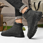 ⏰Limited-Time 70% OFF – Men’s Orthopedic Handmade Leather Driving Boots–Pressure Relief, Waterproof, Slip-Resistant, Wide Toe, Arch&Ankle