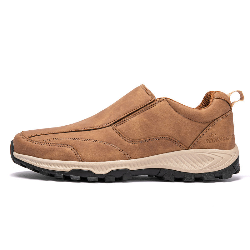 Men's Genuine Leather Breathable And Comfortable Orthopedic Outdoor Sneakers