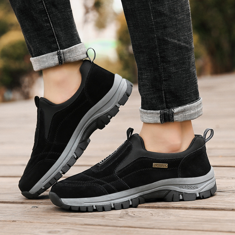 (🎁Free Socks And InsolesIncluded)Men's Comfortable Waterproof Orthopedic Walking Shoes Hiking Shoes(⏰Last Day 70% OFF🔥)