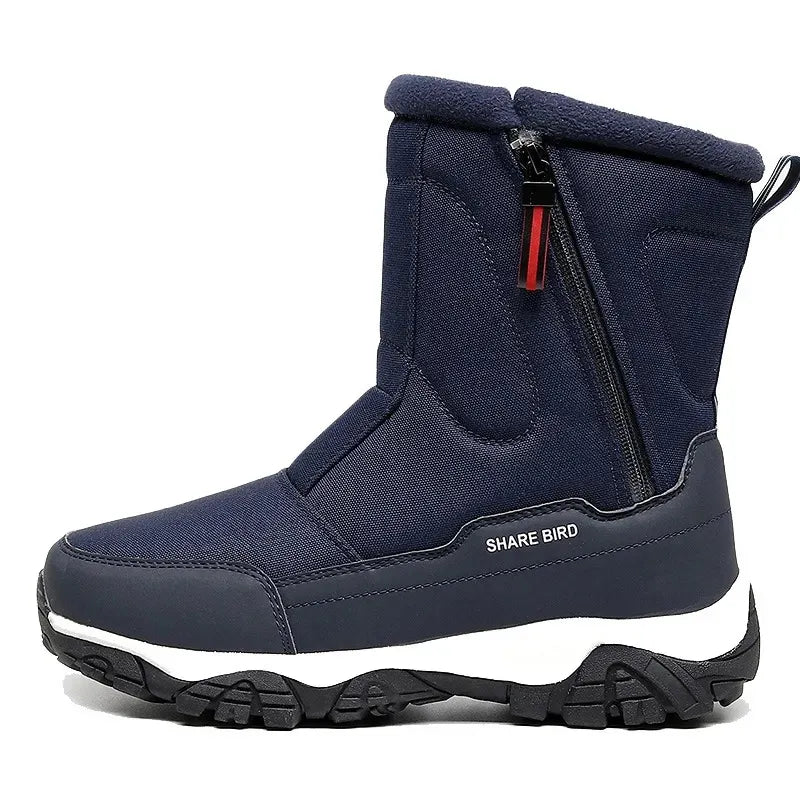 Men’s Waterproof Orthotic Winter Work Boots, Extreme Cold Protection, Non-Slip Durable Sole, All-Day Comfort Insulated Boots