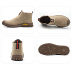 (🤜Work Hard for 5+ Years) Men's Anti-Smash Anti-Puncture Comfortable Lightweight Work Boots Waterproof Breathable Hiking Boots