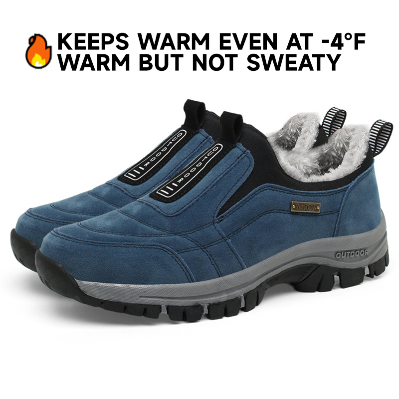 (🎁Free Socks And InsolesIncluded)Men's Comfortable Waterproof Orthopedic Walking Shoes Hiking Shoes(⏰Last Day 70% OFF🔥)