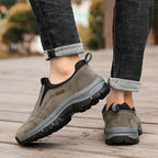 (🎁Free Socks And InsolesIncluded)Men's Comfortable Waterproof Orthopedic Walking Shoes Hiking Shoes(⏰Last Day 70% OFF🔥)