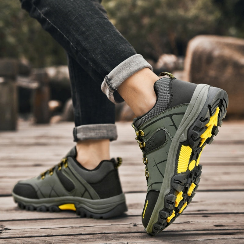 (💥NOW ON: 70% OFF Sale!🔥) Latest Men's Genuine Leather Non-Slip Waterproof Outdoor Hiking Shoes