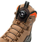 Men's Steel Toe Hand Stitched Cow Leather Boots Motorcycle Boots Work Boots Hiking Boots