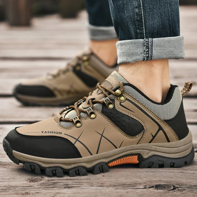 (💥NOW ON: 70% OFF Sale!🔥) Latest Men's Genuine Leather Non-Slip Waterproof Outdoor Hiking Shoes