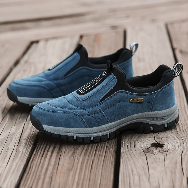 (🎁Free Socks And InsolesIncluded)Men's Comfortable Waterproof Orthopedic Walking Shoes Hiking Shoes(⏰Last Day 70% OFF🔥)